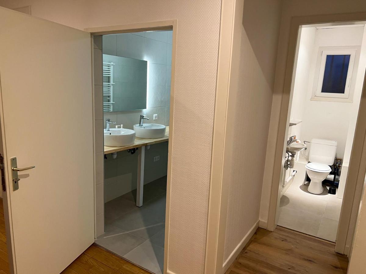 Chambres Privees -Private Room- Dans Un Spacieux Appartement - 100M2 Centre Proche Gare Mulhouse Exterior foto